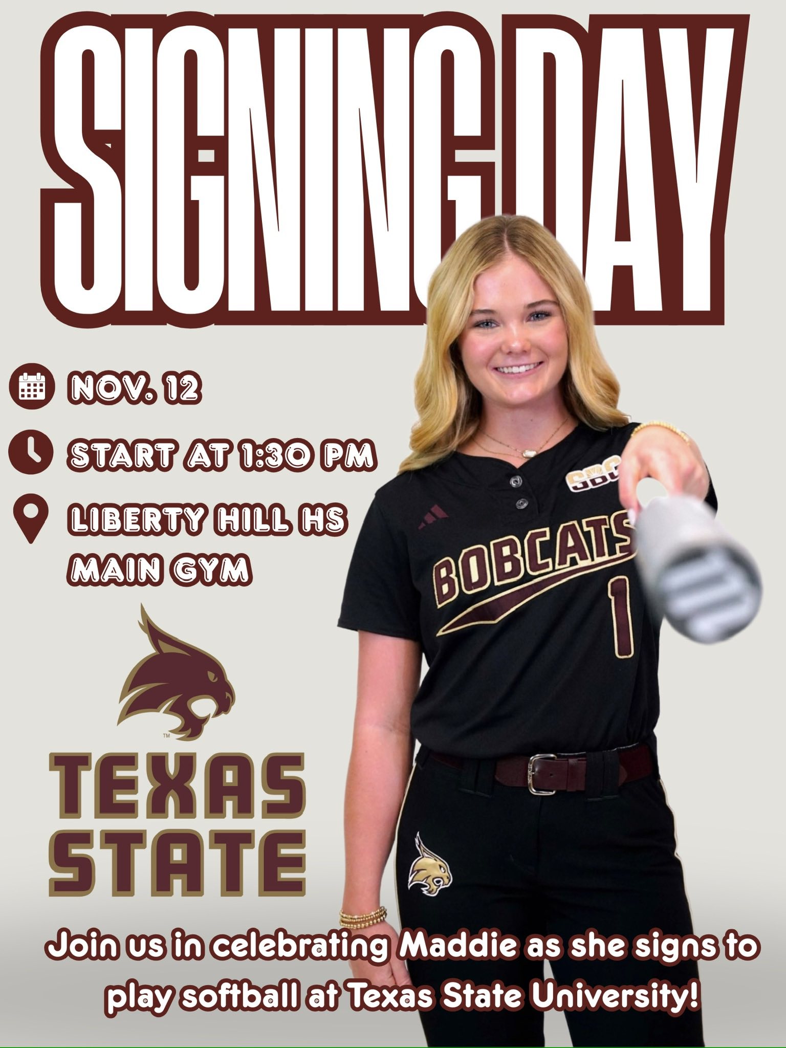 SIGNING DAY Maddie Kingslien Buzz Fastpitch Softball Waco, Texas